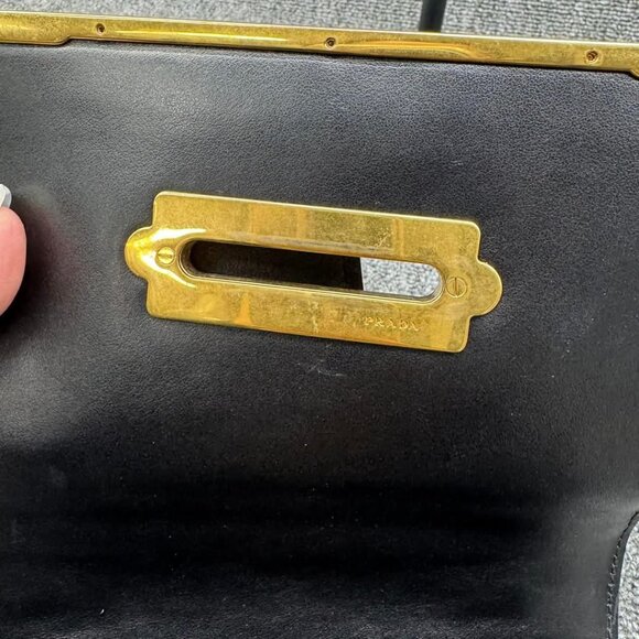 Prada Cahier Black Leather Shoulder Bag 835-031125 - Picture 16 of 16